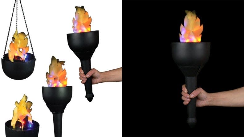 Light the way at your own opening ceremony with this torch.