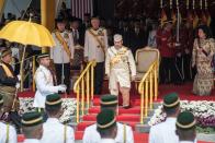 <p>Sultan Muhammed V. ist das 15. Staatsoberhaupt von Malaysia und bestieg 2010 den Thron. <em>[Bild: Getty]</em> </p>