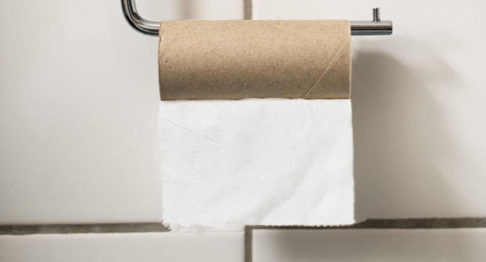 A Newstart recipient says she often can't afford toilet paper on $40 a day. A stock image of an empty toilet paper roll.