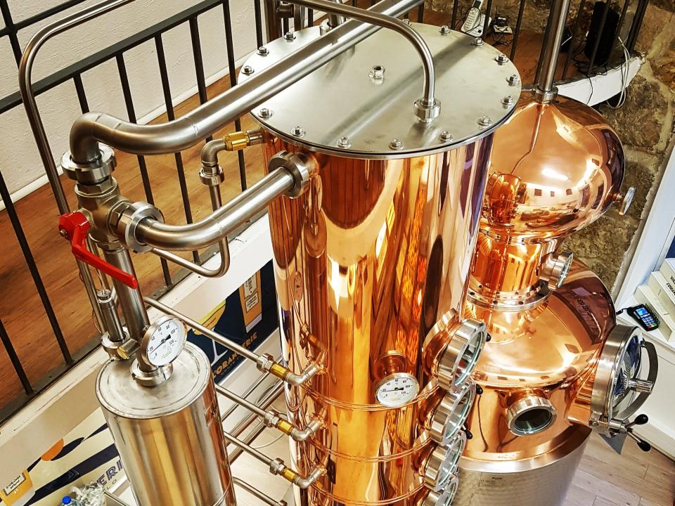 Copper stills work their magic at Philip Culazzo’s  La Distillerie de MonacoChrissie McClatchie