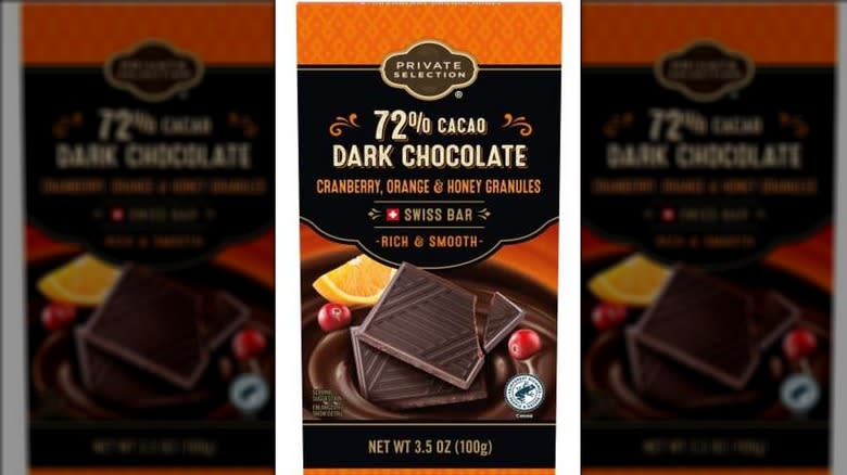 private selection orange dark chocolate