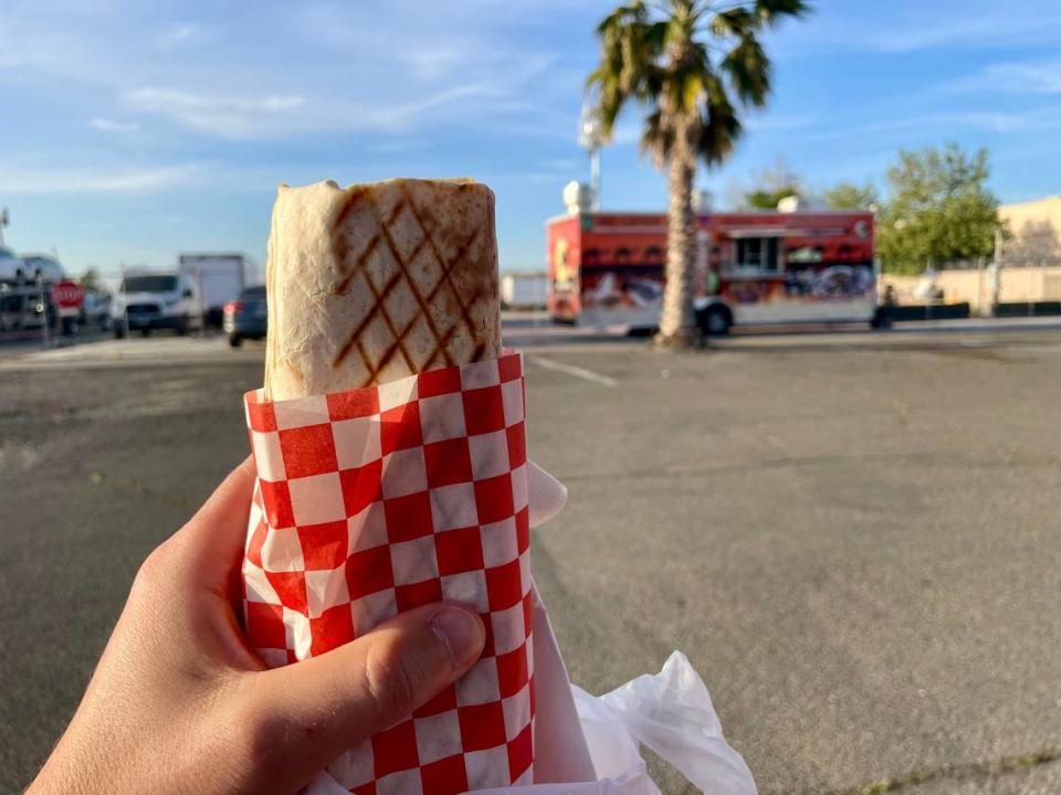 Caravan Uzbek Cuisine makes shawarma from a North Highlands food truck.