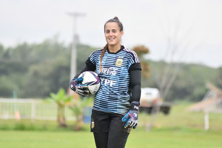 Laurina Olivero, arquera que juega Boca y desde 2009 forma parte de la selección argentina