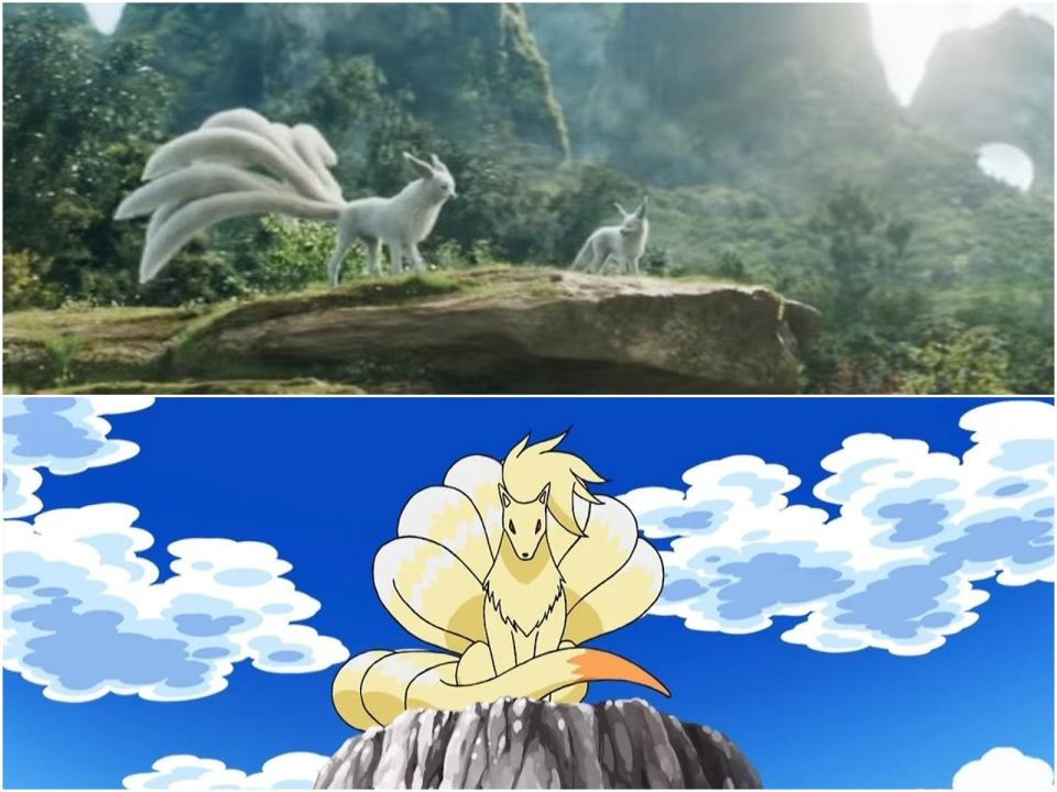 Shang-Chi creatures Ninetales Pokemon