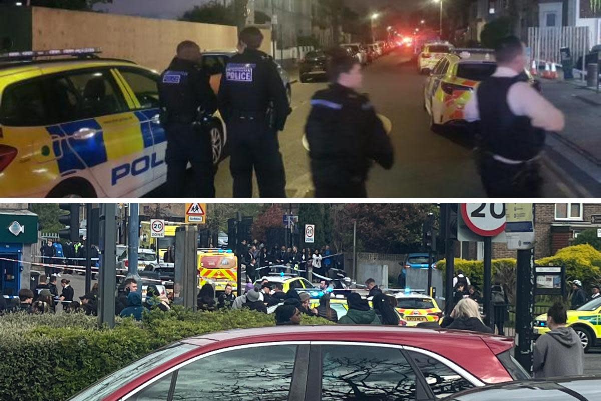 Pictures from scene of Manor Park and Bromley stabbings <i>(Image: Newsquest)</i>