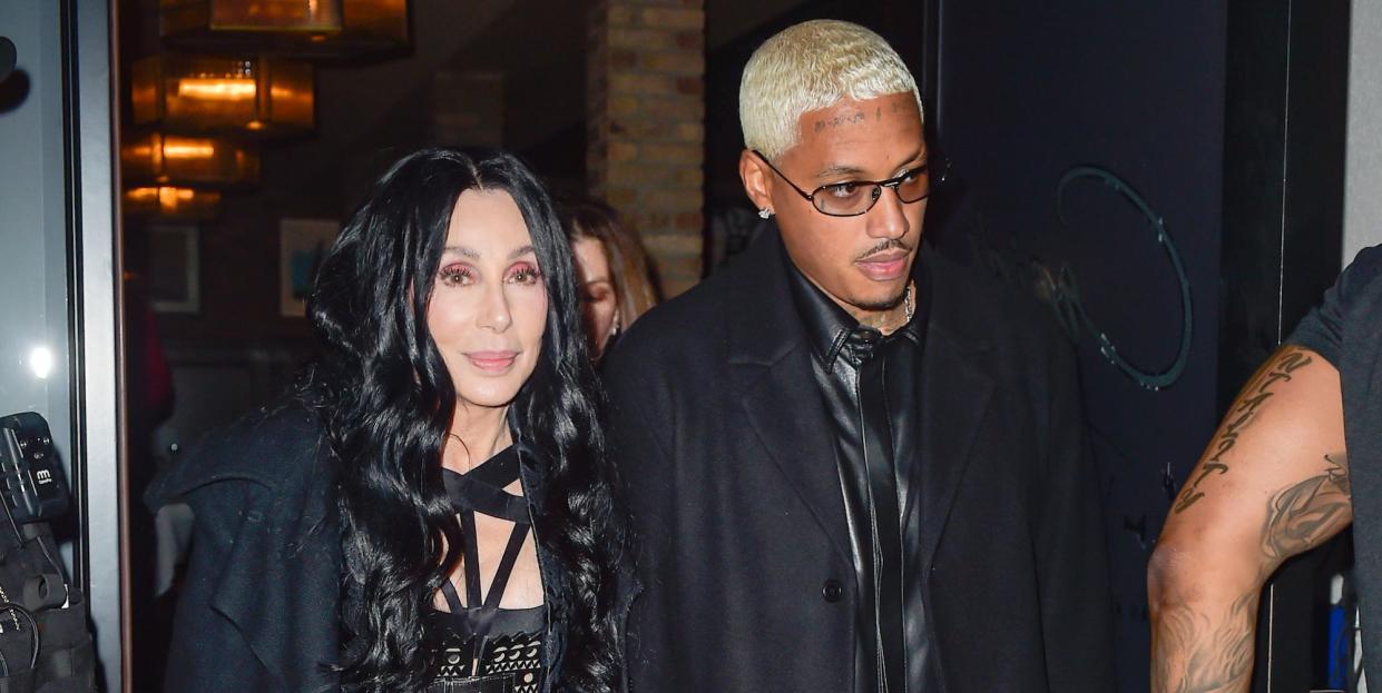los angeles, ca november 02 cher and alexander edwards are seen on november 02, 2022 in los angeles, california photo by joce zerojackbauer griffingc images