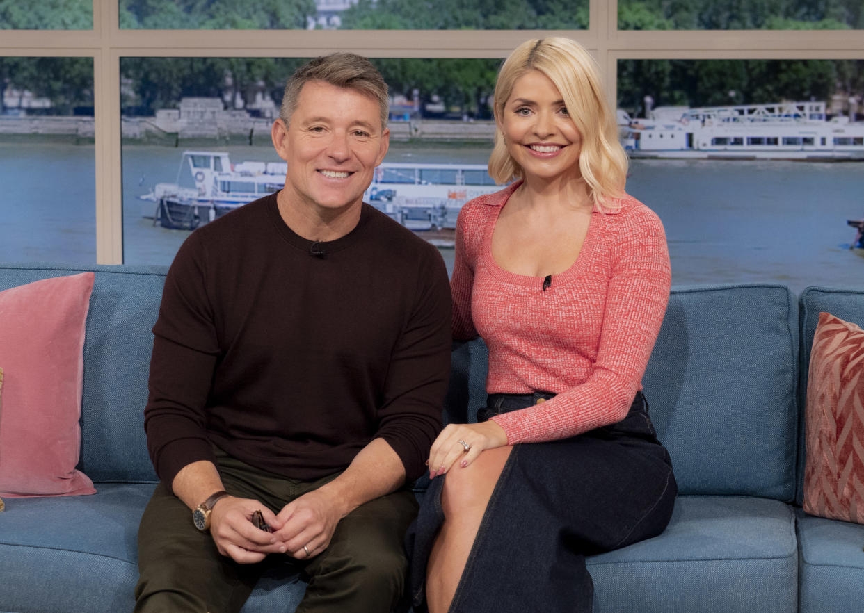 Ben Shephard pictured with Holly Willoughby on This Morning sofa in September. (ITV/Shutterstock)