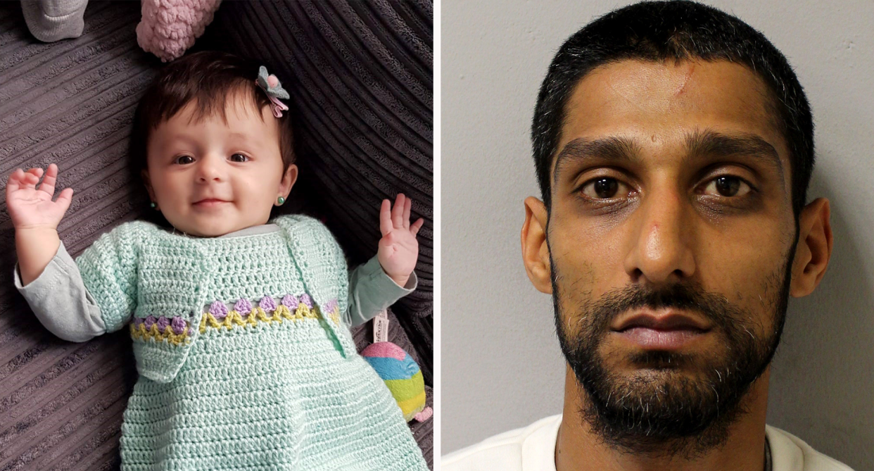 Kamran Haider, 39, was found guilty of the murder of 16-month-old Nusayba Umar. (PA)