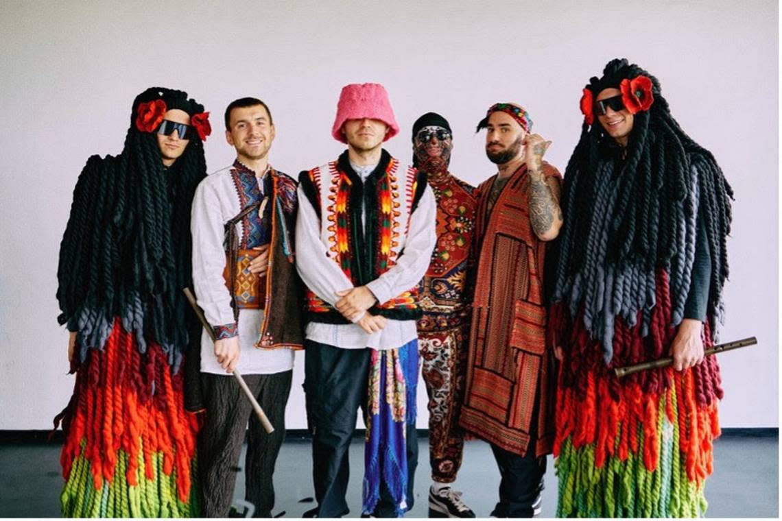 Six-piece Ukrainian rap group Kalush Orchestra stops in South Florida on its world tour.