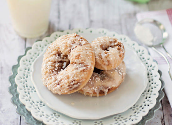 <strong>Get the<a href="http://www.bakingdom.com/2012/09/french-toast-doughnuts.html"> French Toast Doughnuts recipe</a> from Bakingdom</strong>