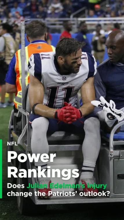 NFL Power Rankings: Does Julian Edelman's injury change the Patriots' outlook?