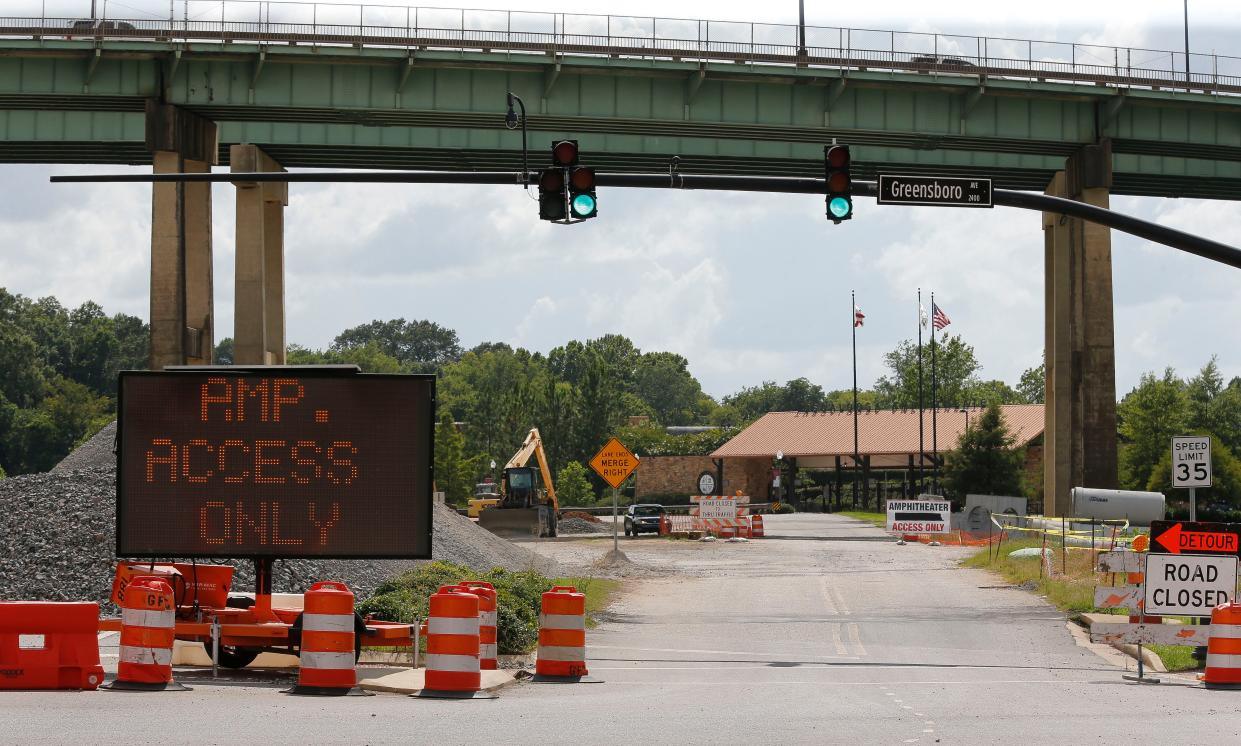 Work on Phase I of the Jack Warner Parkway/Martin Luther King Jr. Boulevard road improvement project, seen here in a file photo from July, was completed earlier this year. Now, Phase II, which extends along Jack Warner Parkway between Greensboro and 21st avenues, begins Monday. [Staff Photo/Gary Cosby Jr.]