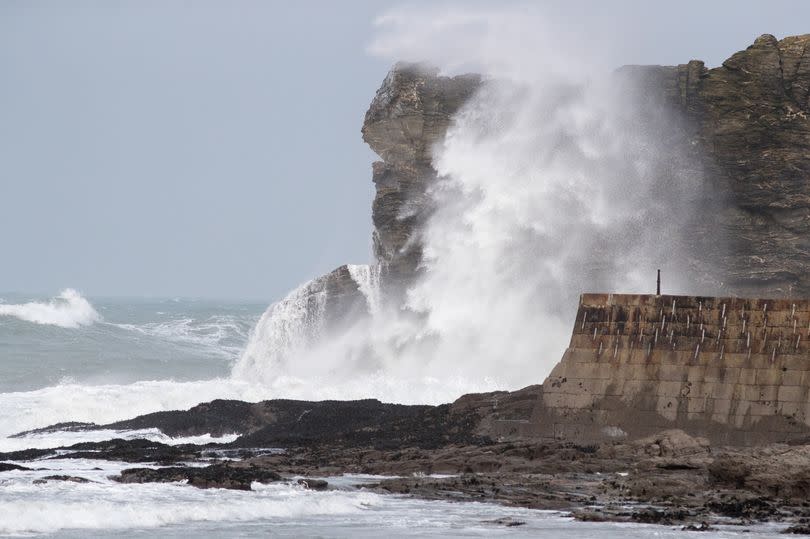 The Met Office has warned that gusts of up to 50mph are set to batter parts of the UK today as a 10-day washout looms, with heavy rain and strong winds to sweep across the nation