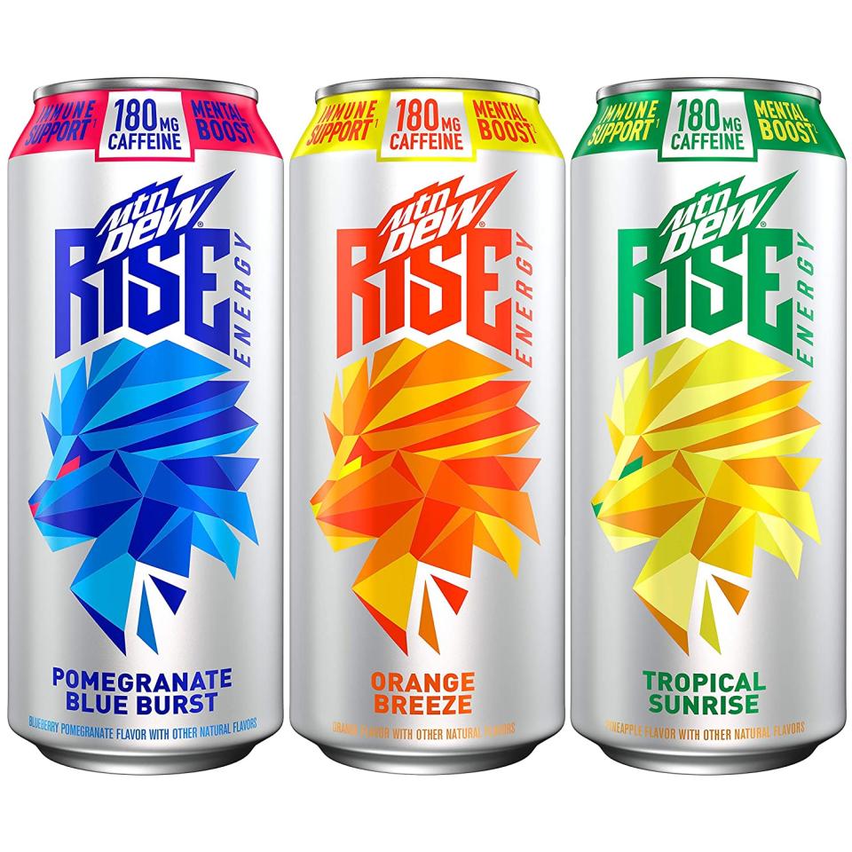 best energy drink mtn dew rise mountain