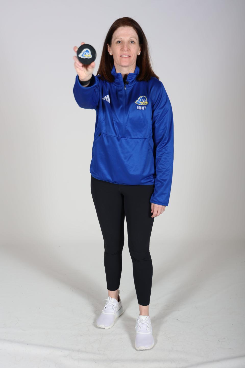 University of Delaware women's ice hockey coach Allison Coomey.