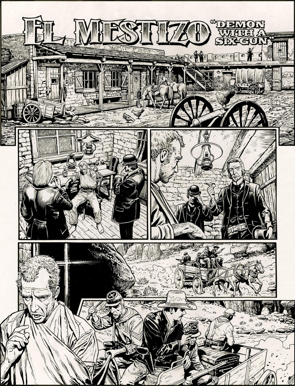 A page from El Mestizo