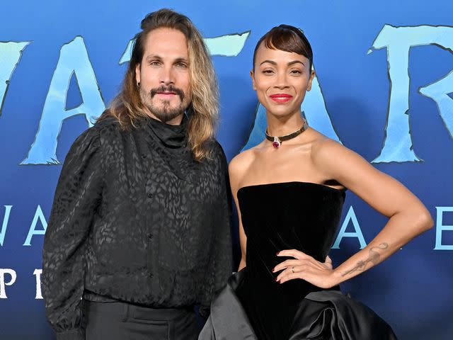 Axelle/Bauer-Griffin/FilmMagic Marco Perego and Zoe Saldana