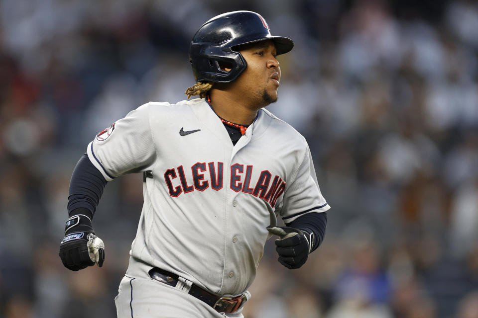 Jose Ramirez #11 of the Cleveland Guardians is a fantasy star