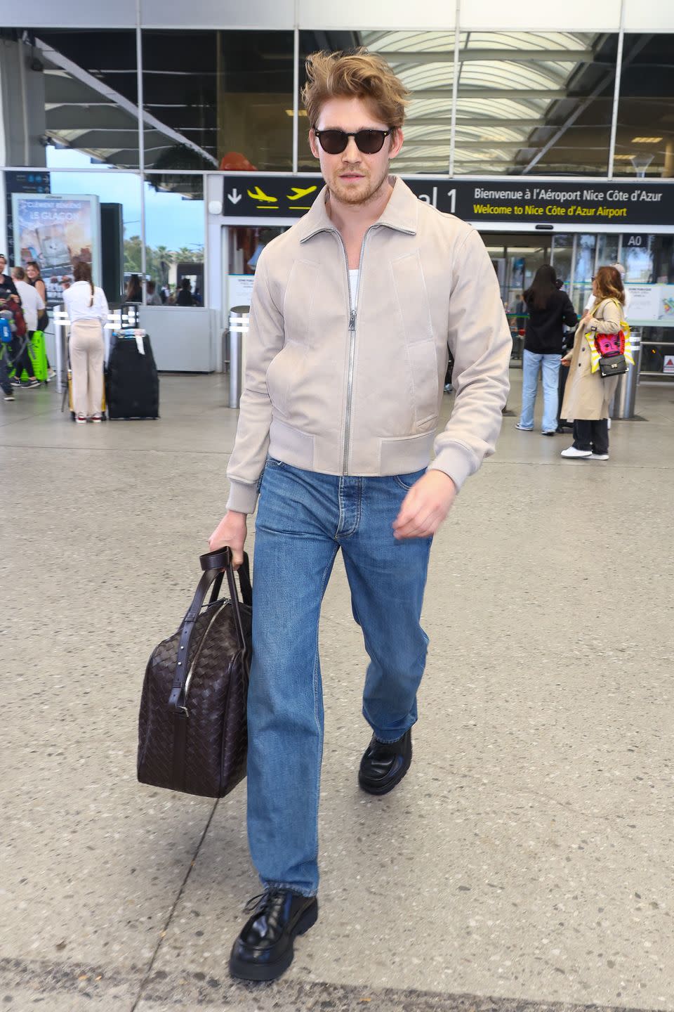 celebrity sightings at nice airport the 77th annual cannes film festival