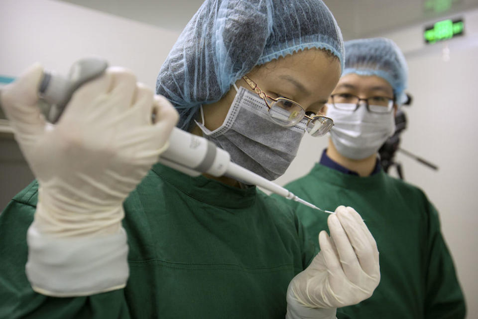 The team in China say they are the first to create genetically edited babies (Picture: AP)