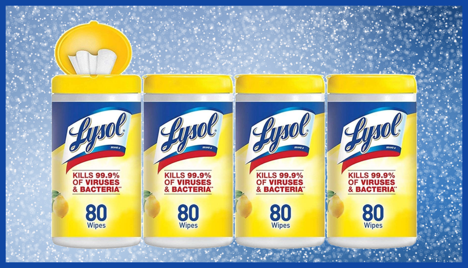 Now's your chance to stock up on Lysol Disinfecting Wipes without paying a fortune. (Photo: Amazon)