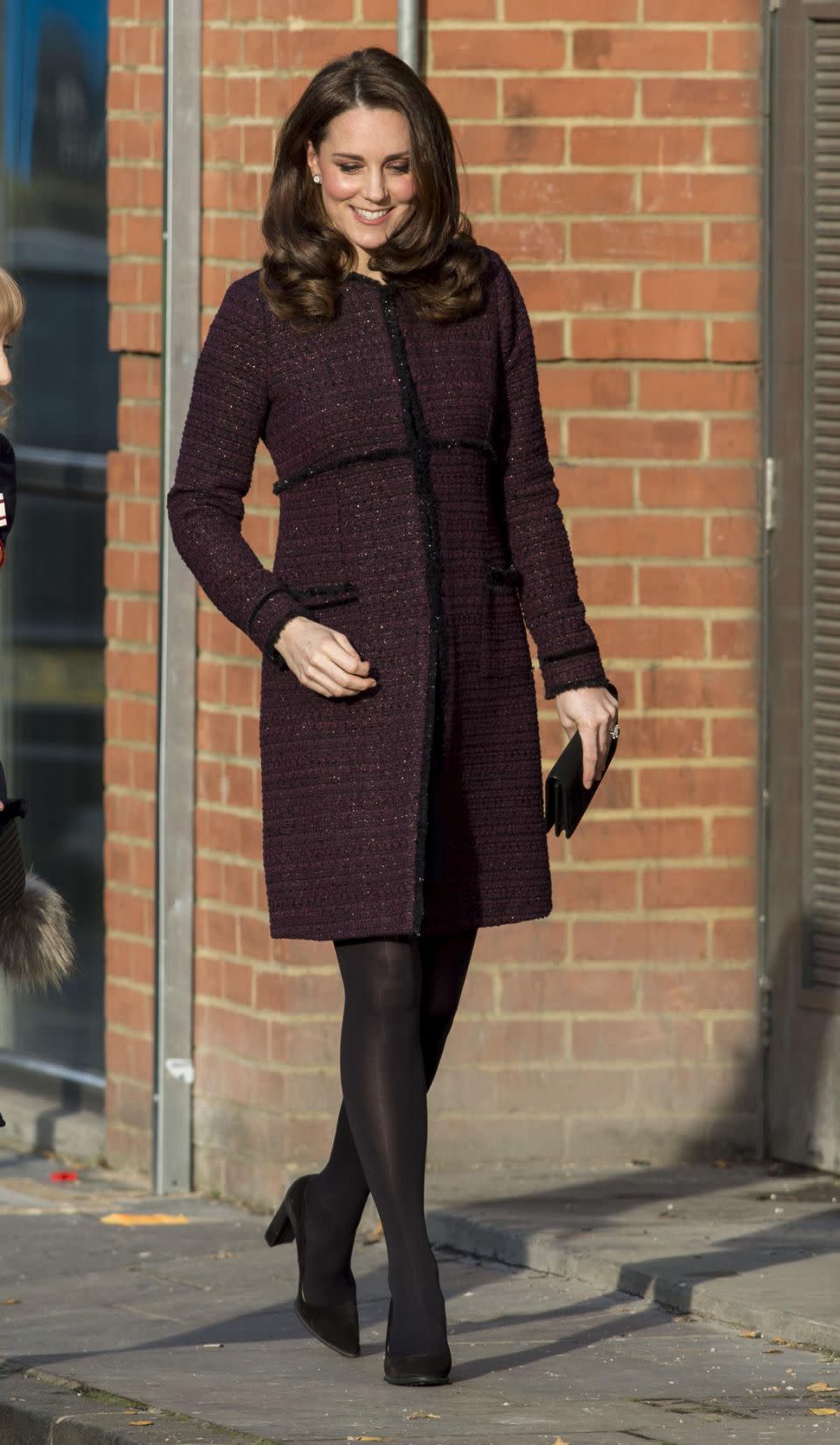 Kate Middleton was spotted wearing a coat last December she had worn before. Photo: Getty Images