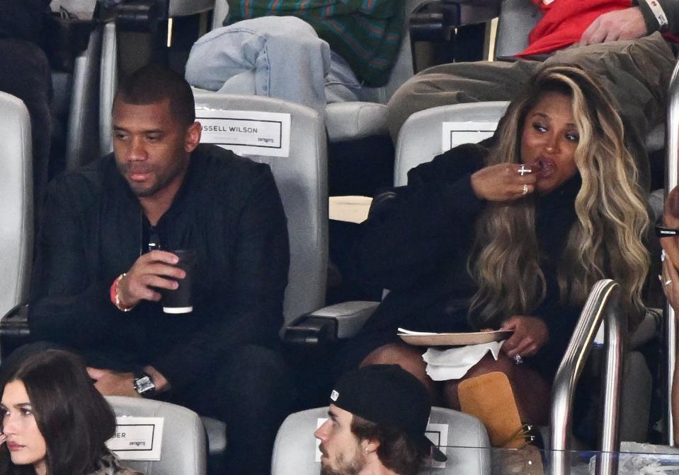 Russell Wilson and Ciara