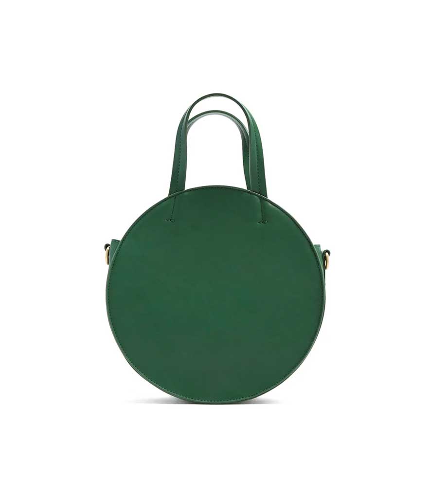 <p>Faux Leather Circle Bag, $30, <a rel="noopener" href="https://fave.co/2zRN9sO" target="_blank" data-ylk="slk:forever21.com;elm:context_link;itc:0;sec:content-canvas" class="link ">forever21.com</a> </p>