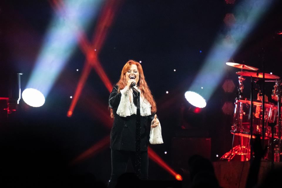 Wynonna Judd performs during "The Judds: The Final Tour" in January.