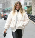 <p>Kelly Bensimon steps out in N.Y.C. after recording her podcast <em>Hey Guys, Hey</em> on Dec. 29. </p>