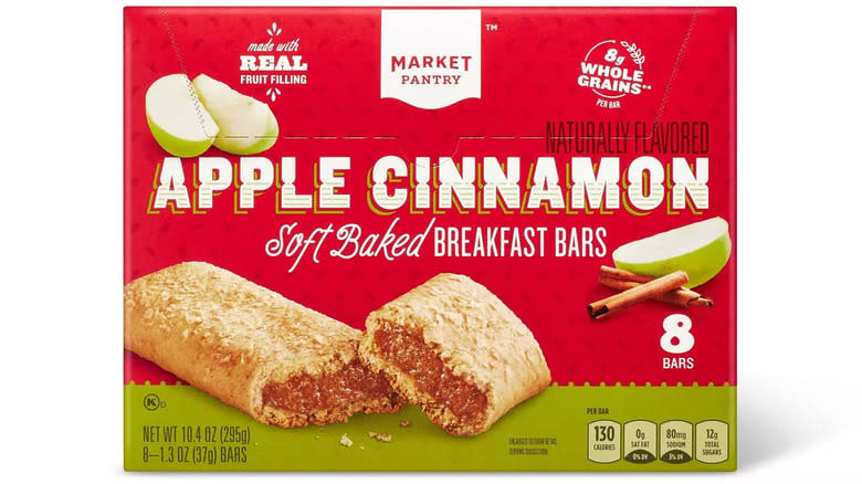 Box of Market Pantry Apple Cinnamon Soft Baked Breakfast Bars