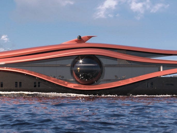 Bhusan Powar Design created a concept design for a 110-meter superyacht called Zion.