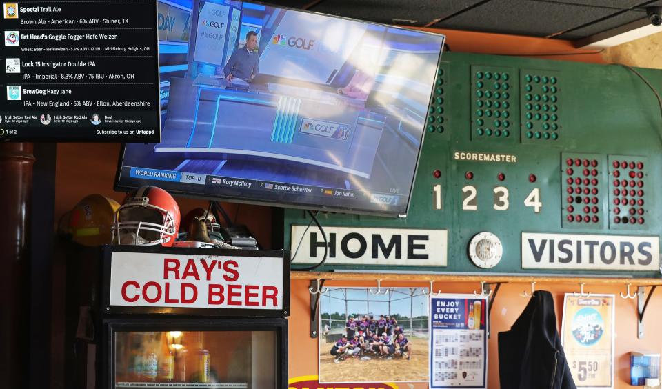 Residents in Highland Square can catch the game at Ray's Pub in Akron.