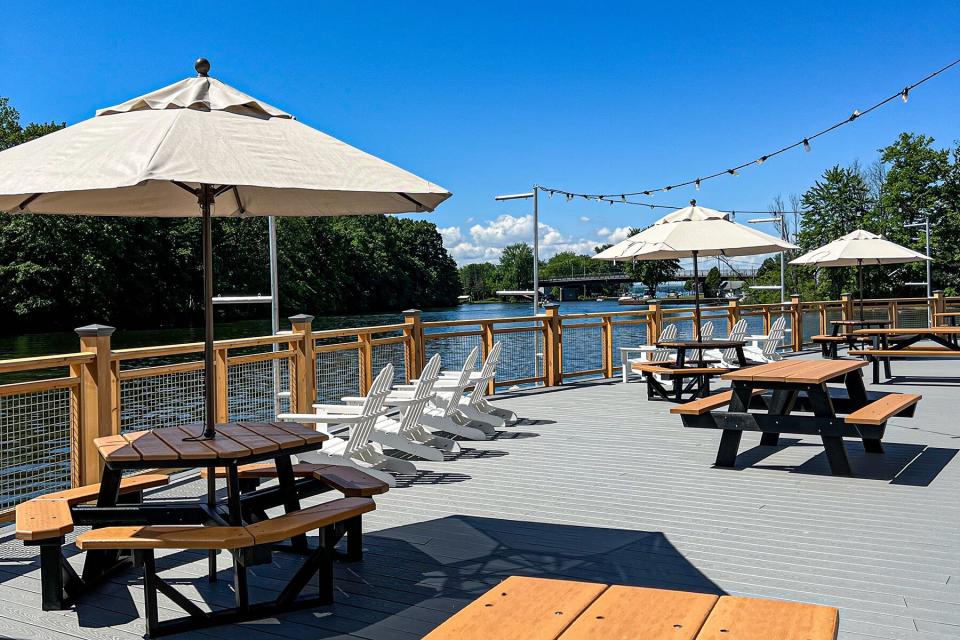 View of the watch from the deck at The Cove