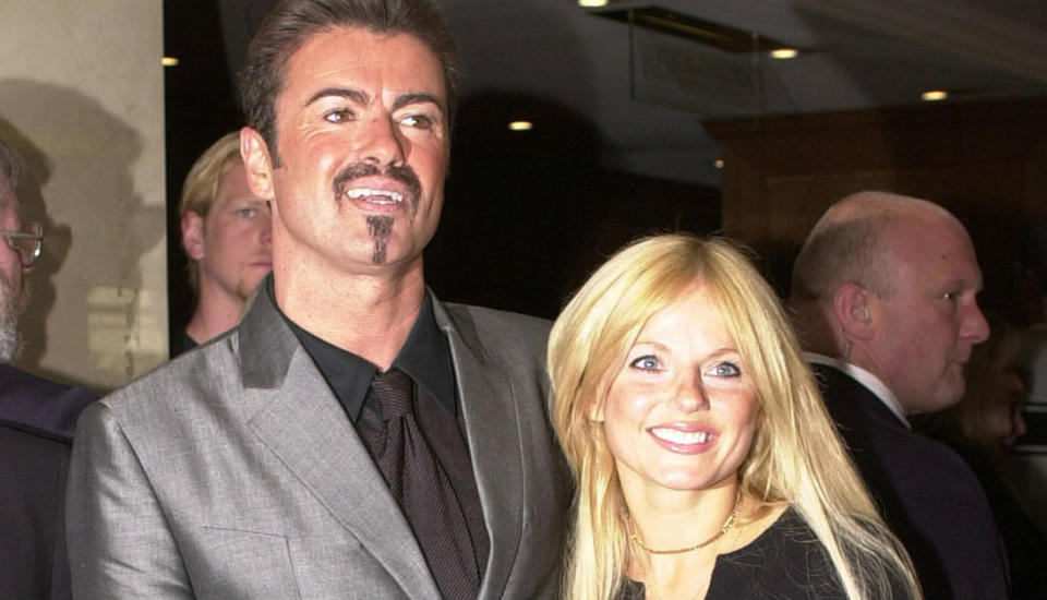 George Michael and Geri Halliwell arriving for the 95.8 Capital FM London Awards in London.