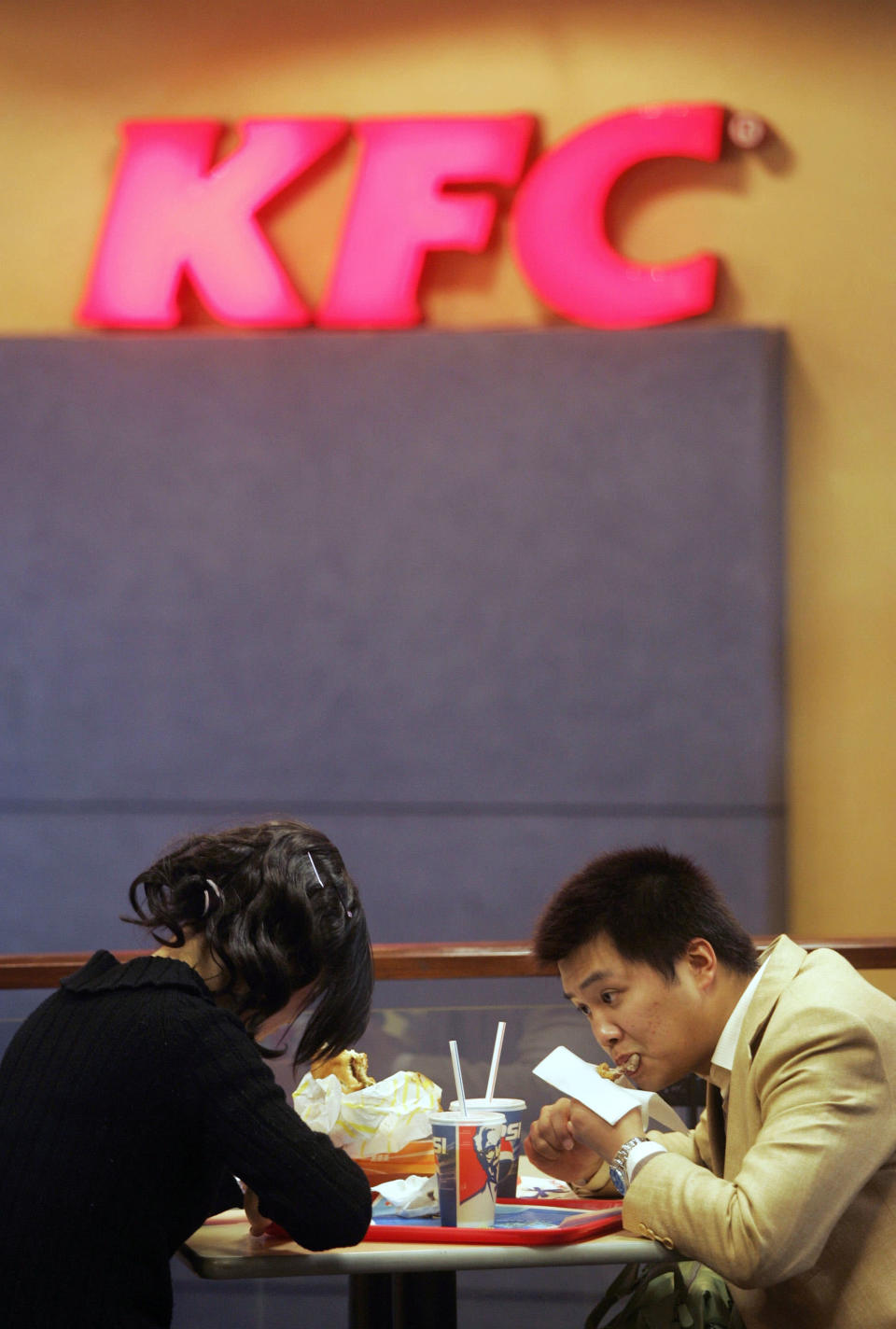 KFC: China can't get enough of KFC, consuming vast quantities of fried chicken and burgers, not all of them sold is the real deal though!