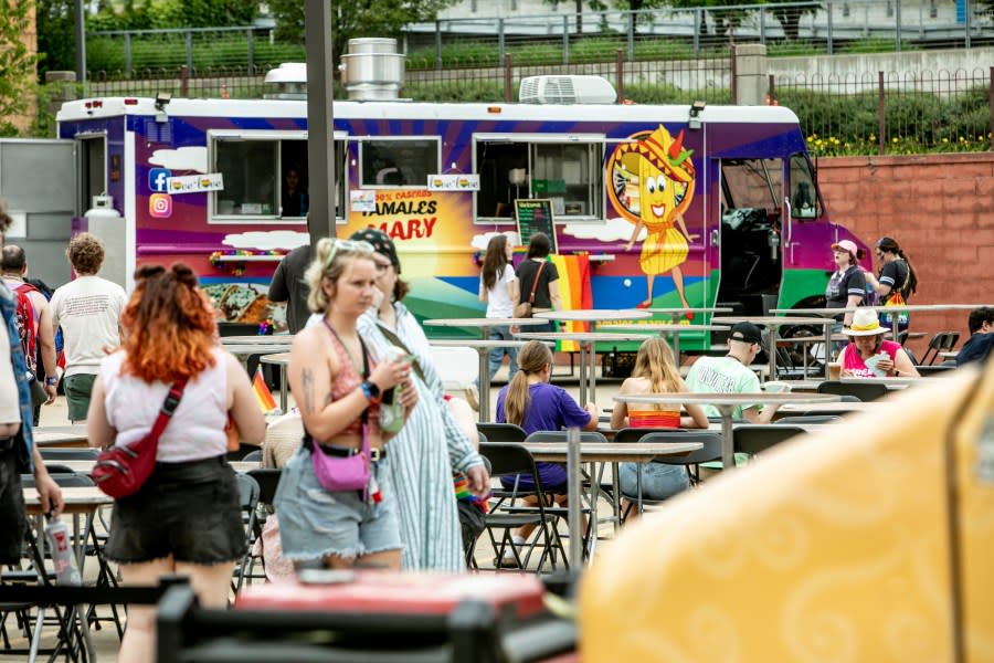 Grand Rapids Pride Festival on Saturday, June 22, 2024. (Michael Buck/WOOD TV8)