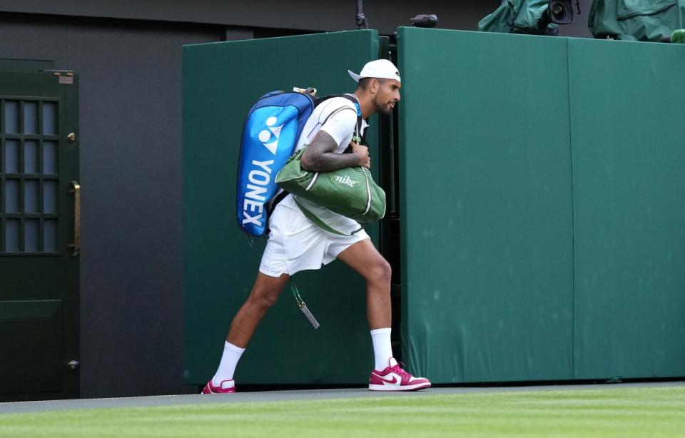 Nick Kyrgios has reached the Wimbledon last eight (Zac Goodwin/PA) (PA Wire)