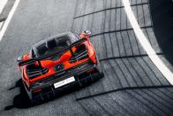 <p>McLaren has taken the 4.0-liter engine from the 720S and plopped it into <a href="https://www.roadandtrack.com/new-cars/future-cars/a14393456/2018-mclaren-senna-p15-debut-specs-photos-info/" rel="nofollow noopener" target="_blank" data-ylk="slk:the Senna;elm:context_link;itc:0;sec:content-canvas" class="link ">the Senna</a>, upping the performance to 789 horsepower without the help of hybrid tech. For a track car with a dry weight of 2641 pounds, that's a whole lot. </p>