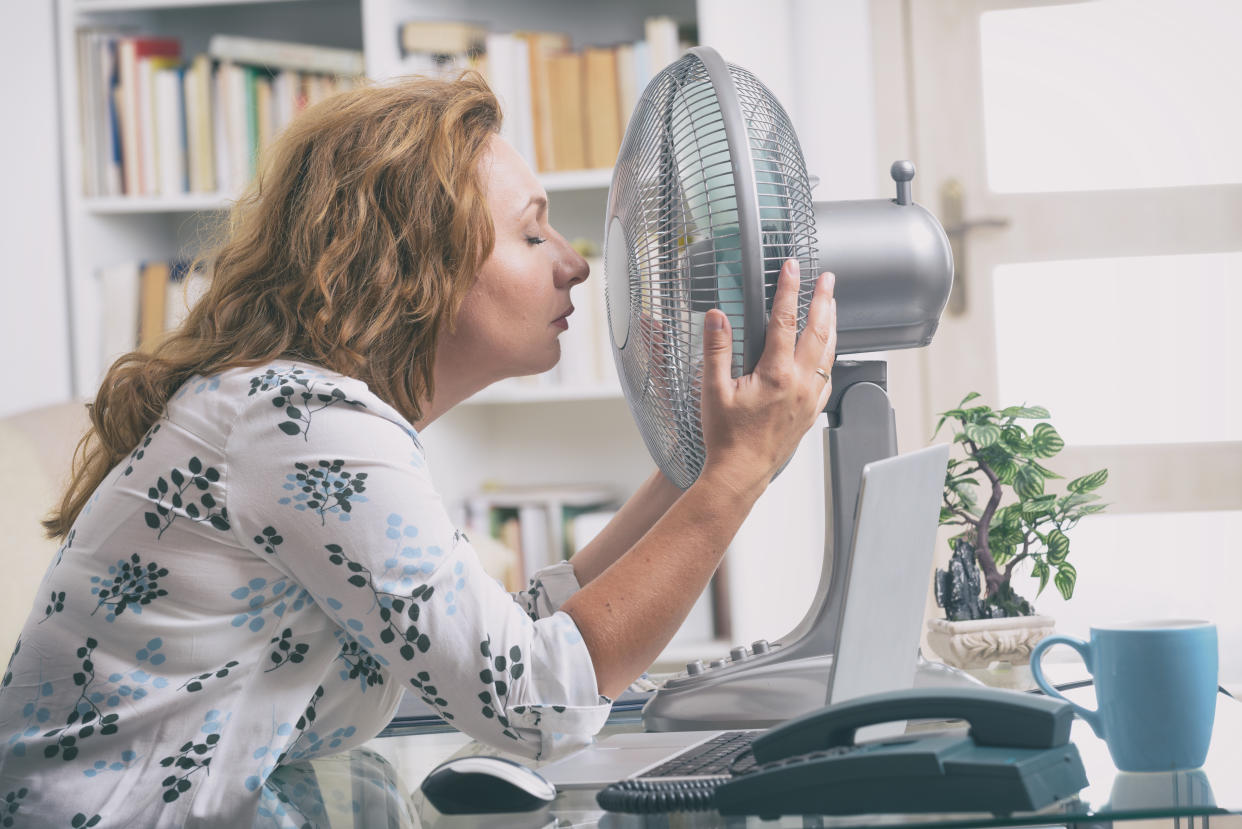 Trying to work in a heatwave is not the best feeling ever. (Getty Images)