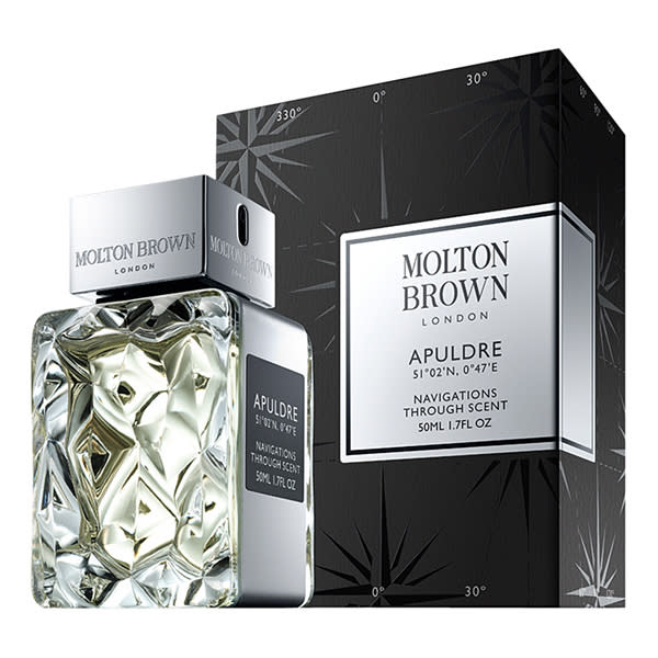 Molton Brown Apuldre Fragrance, John Lewis, £55.