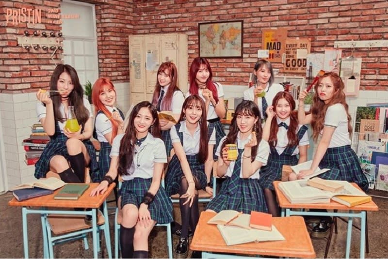 10-member K-pop girl group PRISTIN has disbanded just two years after making their debut. — Picture via Instagram/pristin_official