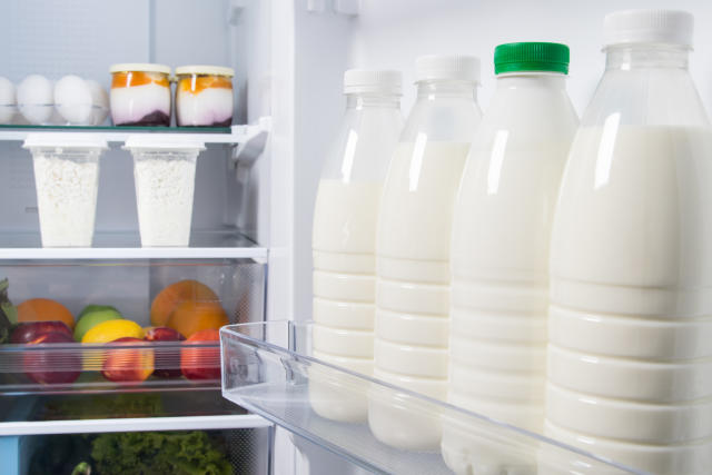 Why You Should Never Store Milk In Your Fridge Door
