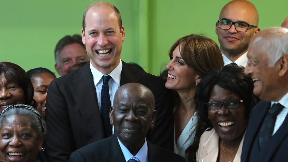 Prince William cracks up a crowd