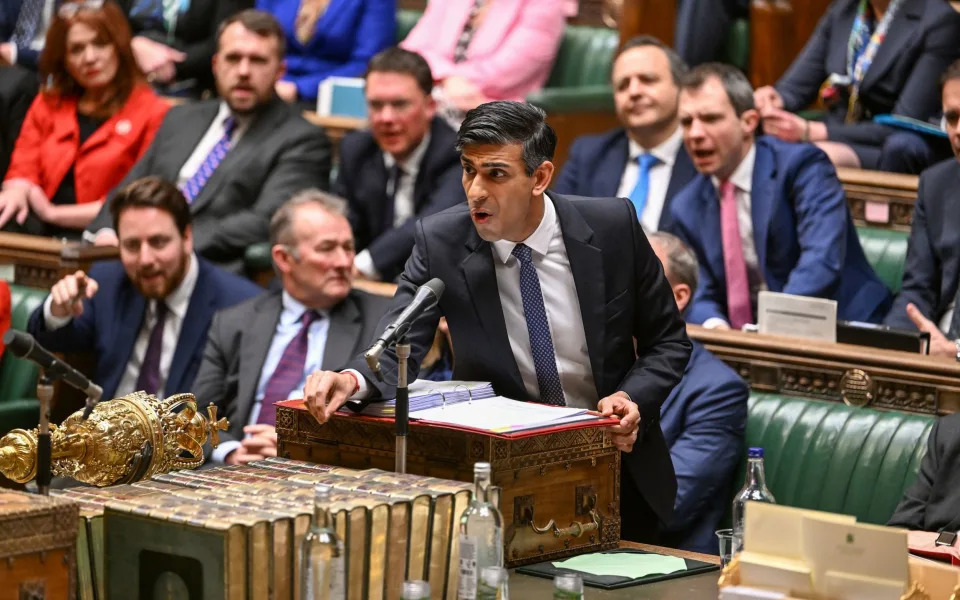 Rishi Sunak, the Prime Minister, was questioned over what action he was taking to help customers who have yet to receive their Christmas orders from Evri - UK Parliament/Jessica Taylor