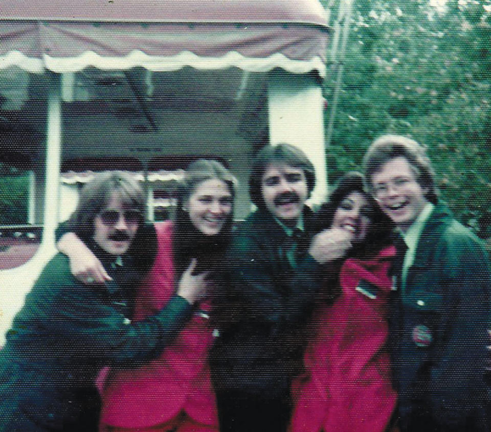 From left: David Ray Johnson, Janet Lewis, James Farris, Patricia Pawlak and Jeff Redford, circa 1976. - Credit: COURTESY OF JEFF REDFORD