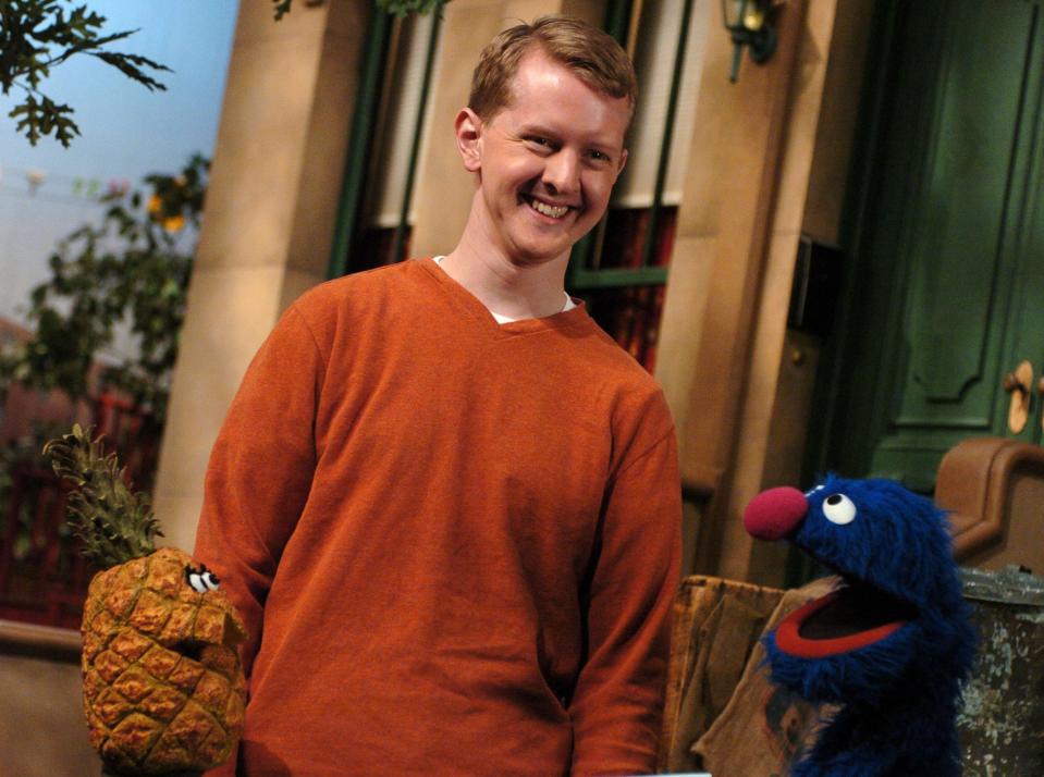 Ken Jennings on Sesame Street