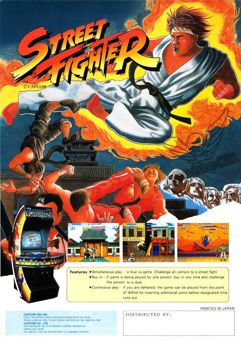 El primer Street Fighter en 1987