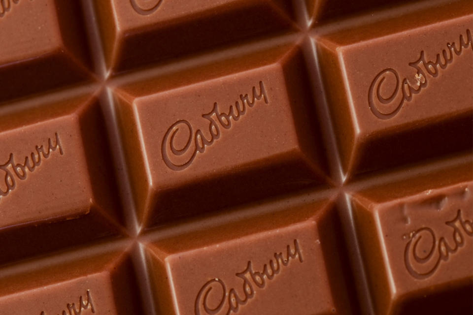 A Cadbury chocolate bar.