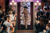 <p>At The <em>Late Late Show</em> with <em>James Corden</em> he made an appearance in this leopard 'fit and his signature cowboy hat. What an ensemble! </p>